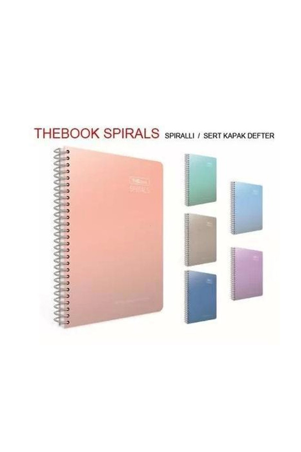 Thebook Spırals Sp.sert Kapak Defter A4 100 Yaprak Çizgili 1 Adet - 1