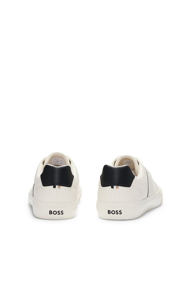 Logolu Deri Sneaker Ayakkabı Erkek AYAKKABI 50522833 101 - 3