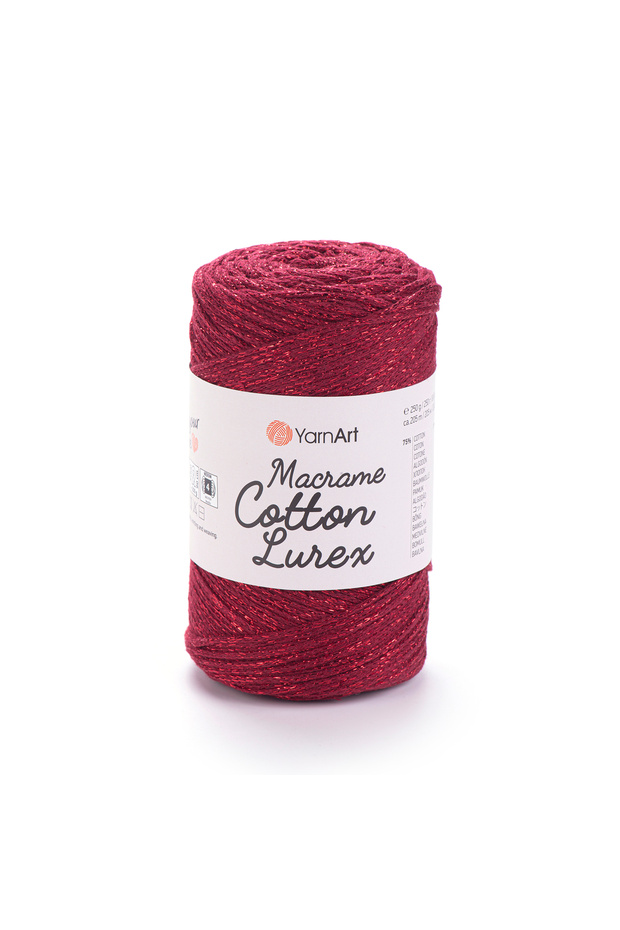 Macrame Cotton Lurex Lanyard - 75% Cotton, 13% Polyester, 12% Metallic Polyester, 250G/205M-739