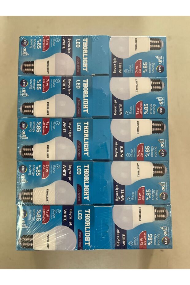 Led Ampul 10'lu 7,3 Watt - 3