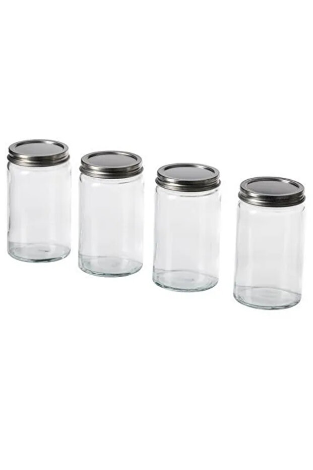 Premium Product Quality Production Durable Useful Stainless Steel 4 Pieces Spice Jar 35 Cl