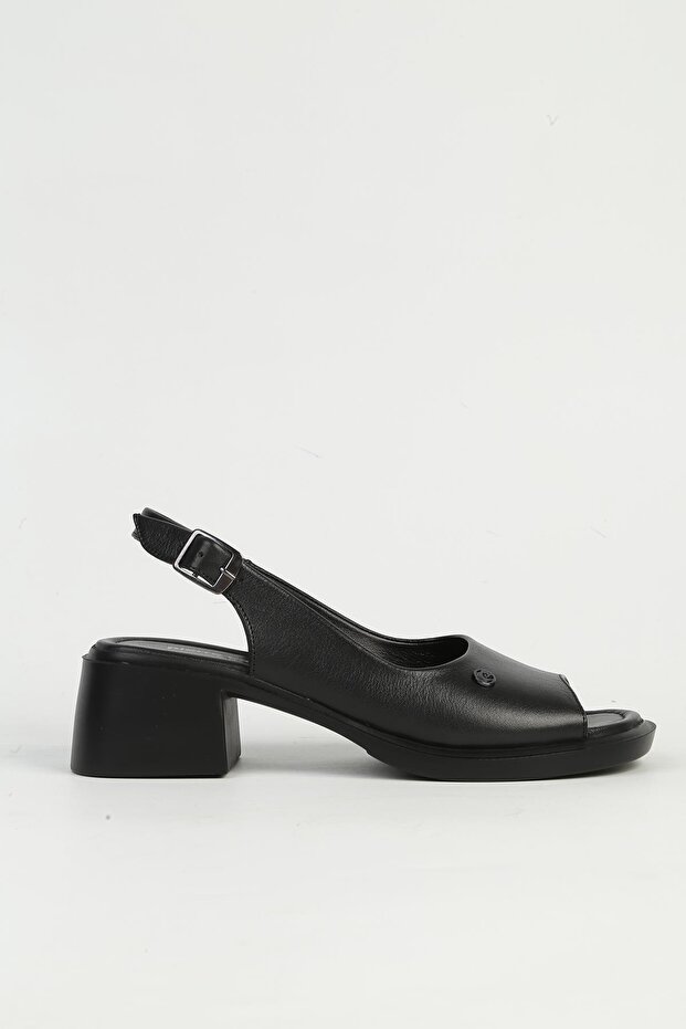 Black Women's Heeled Shoes Pc-54614