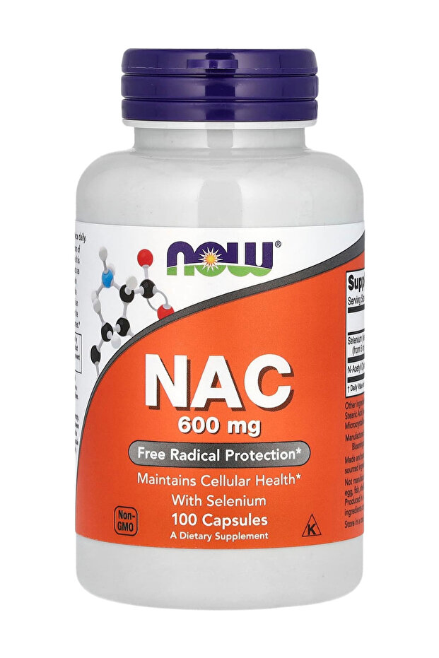Foods, NAC, 600 mg, 100 Veg Capsules - 1
