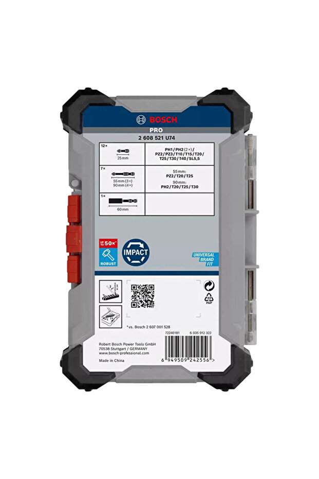 Pro Impact 20 Parça Vidalama Bits Uç Seti - 2