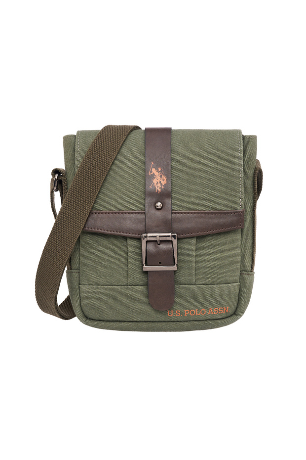 U.S. Polo Assn. 24545 Unisex Postman Bag Shoulder Bag Strap Bag Khaki