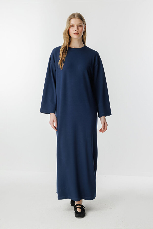 Anvelop Lacivert Elbise - 5