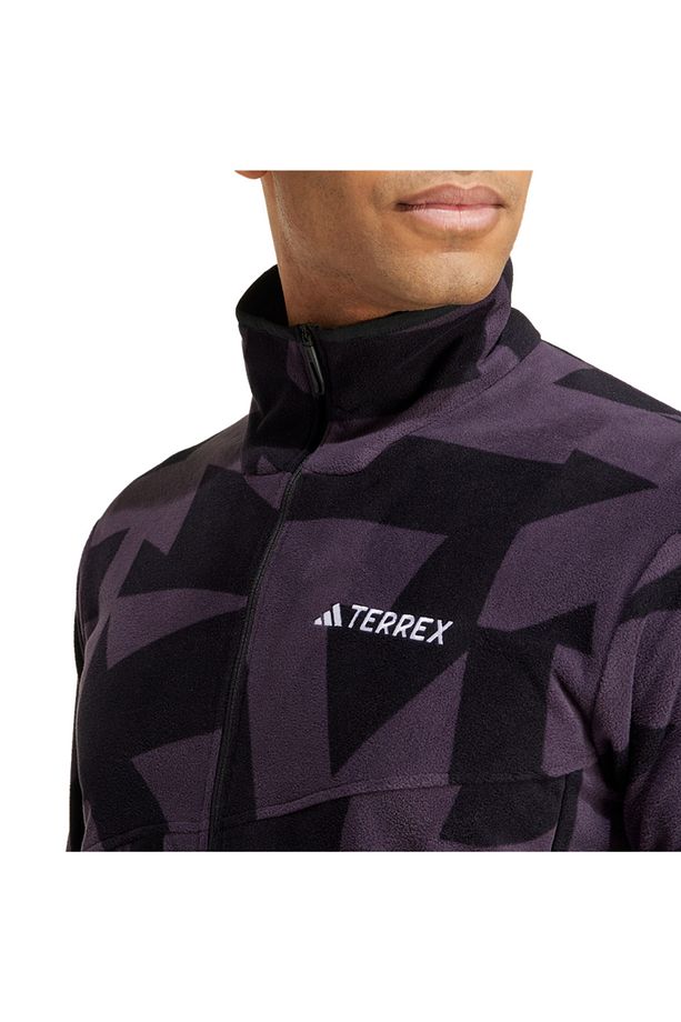 Terrex Multi Printed Full-Zip Fleece Fermuarlı Üst - 5