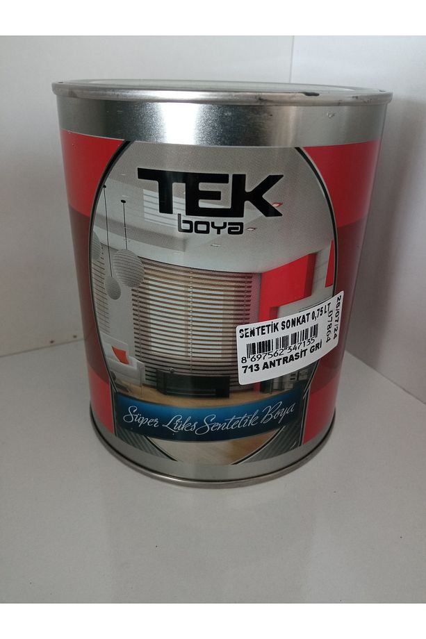 Yaglı boya 0,75LT (ANTRASİT GRİ) TEK BOYA - 1