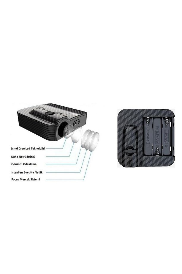 S Line Pilli Yapıştırmalı Karanlık Ve Mesafe Sensörlü Mıknatıssız Kapı Altı Led Logo (2 Adet) - 5