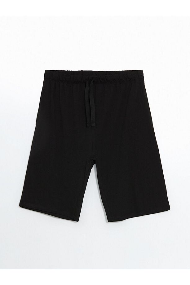 LCW ECO Yeşil Standart Kalıp Erkek Şortlu Pijama Takımı - 4