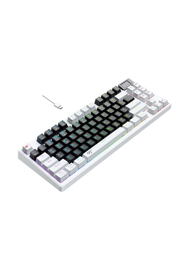 Gamenote KB884L Rgb Mekanik Türkçe Klavye 1.06inç Tft-lcd Ekran - Brown Switch - 3