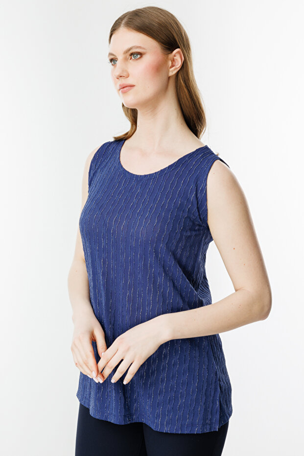 Simli Kolsuz Bluz - 2