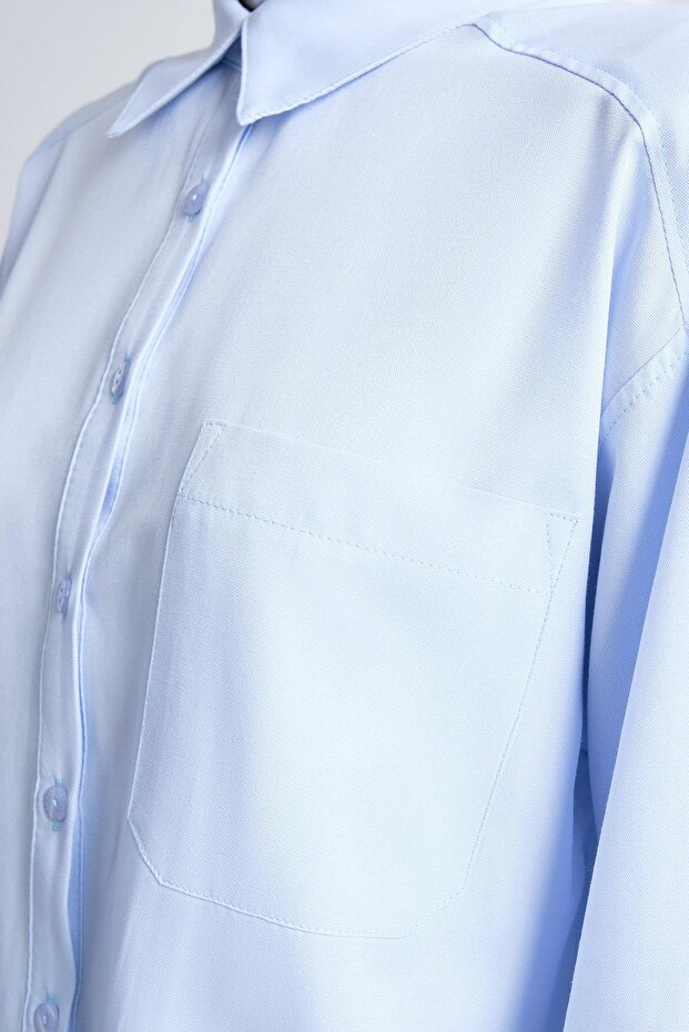 Gömlek Ort3444 Mavi - 5