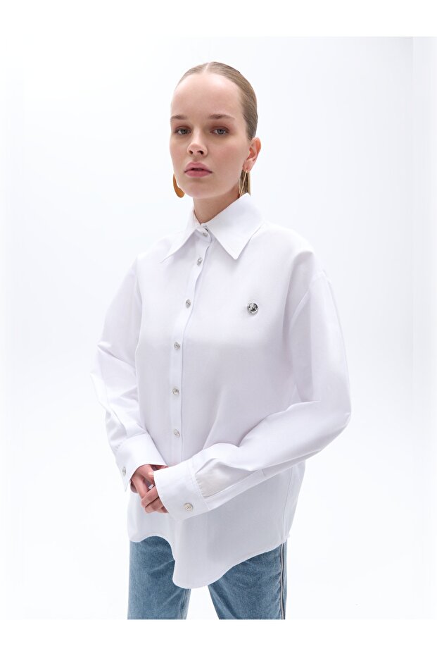 Oversize Gömlek - 1