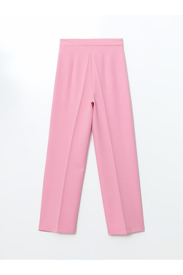 LCW Vision Pembe Standart Fit Geniş Paça Kadın Pantolon - 2