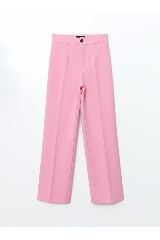 LCW Vision Pembe Standart Fit Geniş Paça Kadın Pantolon - 1