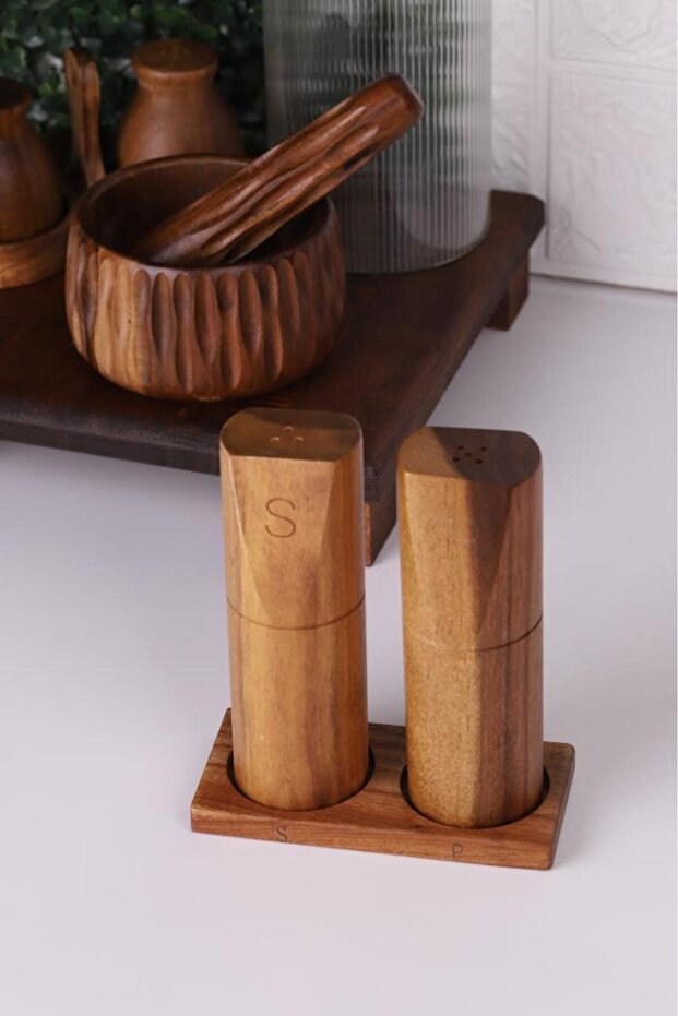 Atby Acacia Salt & Pepper Shaker