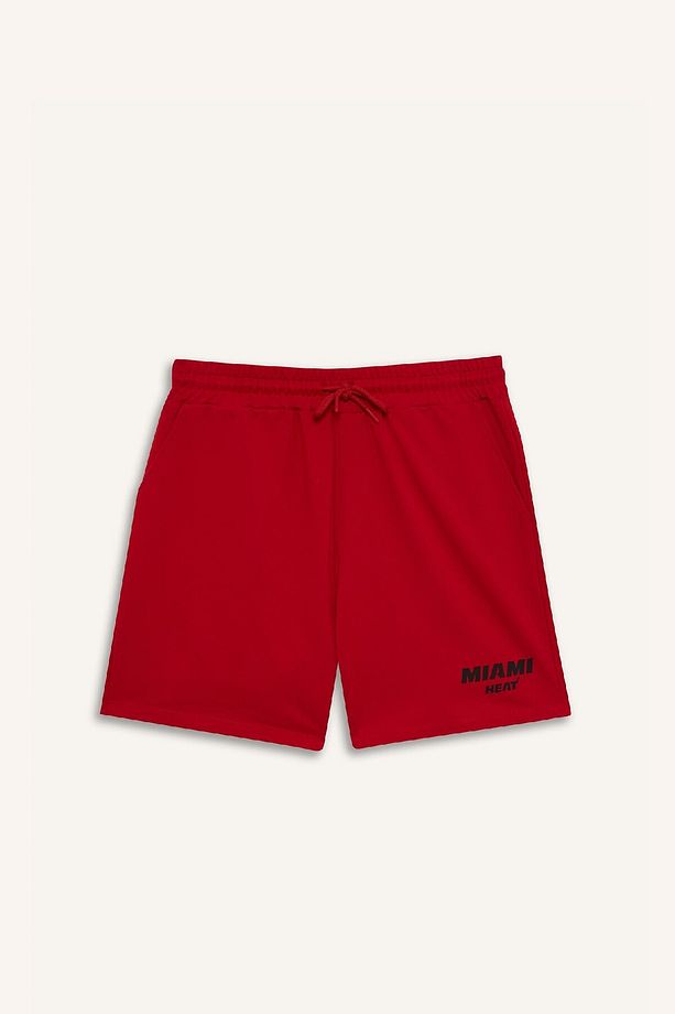 Fit Nba Miami Heat Standart Fit Kısa Paça Şort E2344ax25sp - 8