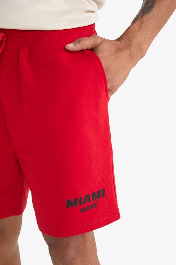 Fit Nba Miami Heat Standart Fit Kısa Paça Şort E2344ax25sp - 5