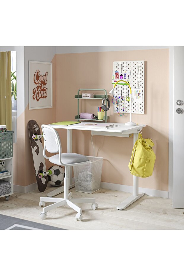 سطح الطاولة، أبيض، 90×60 سم - 3