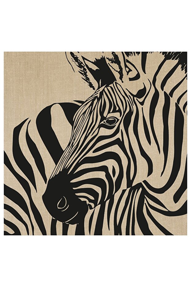 صورة حمار وحشي ريفي، 56×56 سم - 1