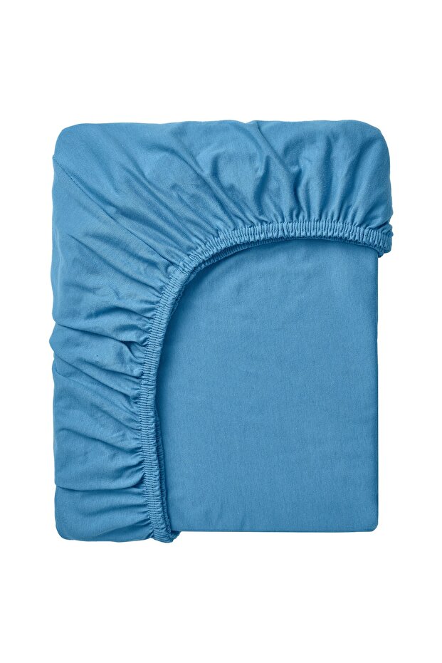 ملاءة سرير ملائمة، أزرق، 180×200 سم - 1