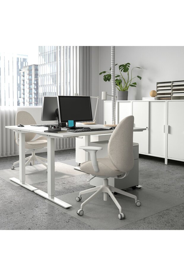 سطح الطاولة، أبيض، 120×70 سم - 5