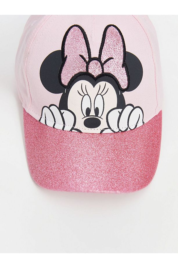 LCW ACCESSORIES Minnie Mouse Nakışlı Kız Çocuk Kep Şapka - 2