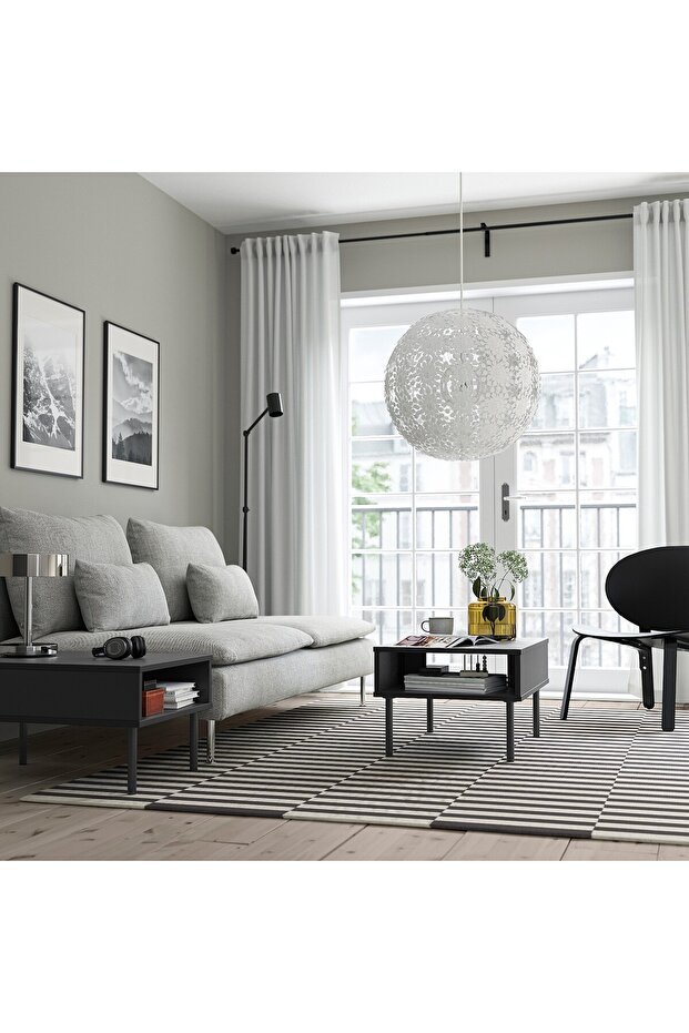 Side table, anthracite, 70x50 cm - 5