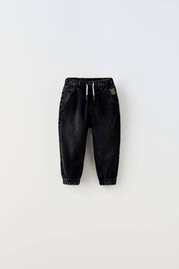 Anthracite Boy's Jeans Denim Cargo Pants