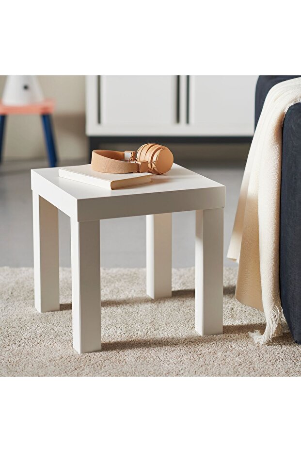 Side table, white, 35x35 cm - 3