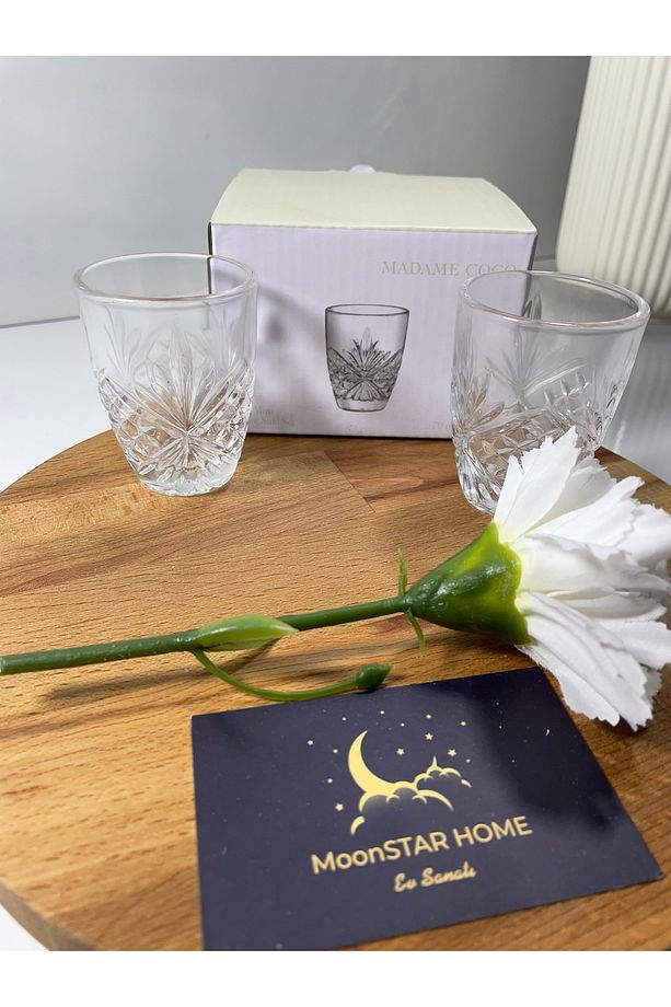 Aron 4'lü Mini Kahve Yanı Bardağı Seti 70 ml - 2