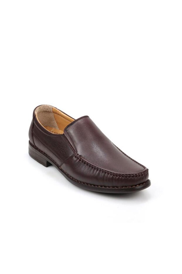 060 Orthopedic Men's Black Casual Leather Shoes