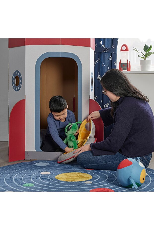 لعبة ناعمة، غريبة/خضراء، 34 سم - 3