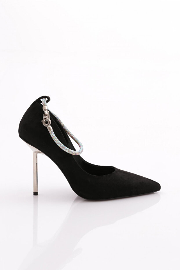 4526 Women's Heeled Shoes Black Calfskin