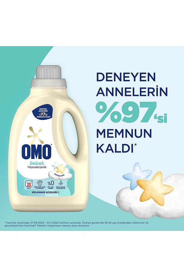Bebek Hipoalerjenik Sıvı Çamaşır Deterjanı 1495 ml x3 - 5
