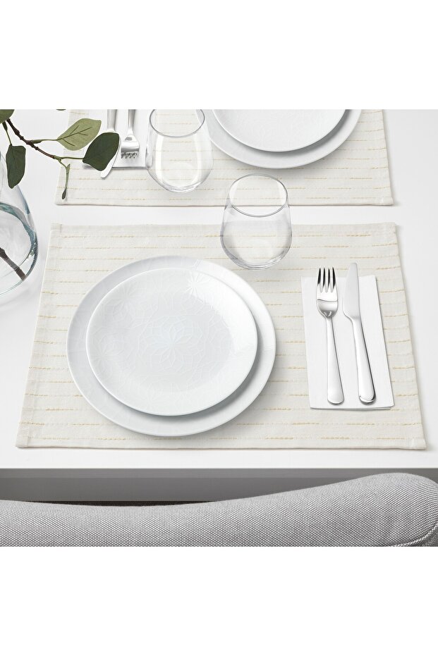 طبق، أبيض، 21 سم - 4