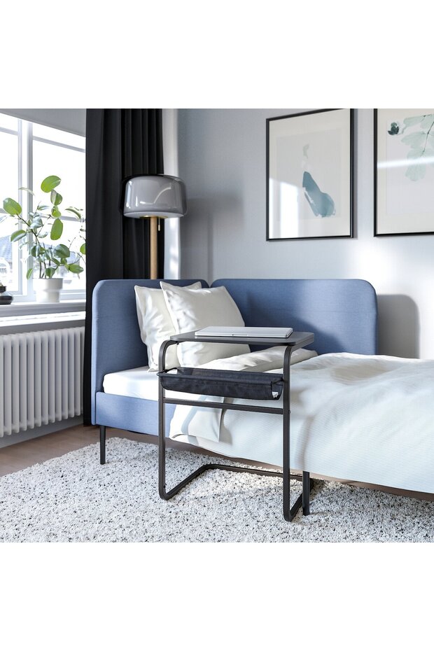 طاولة جانبية، أنثراسايت/رمادي غامق، 53×50 سم - 5