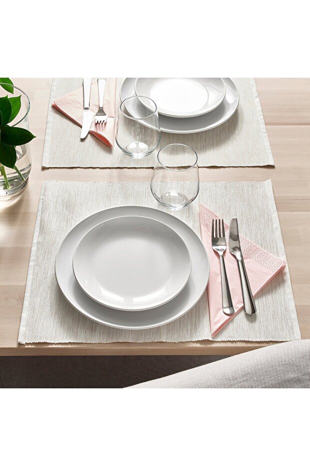 طبق جانبي، أبيض، 20 سم - 3