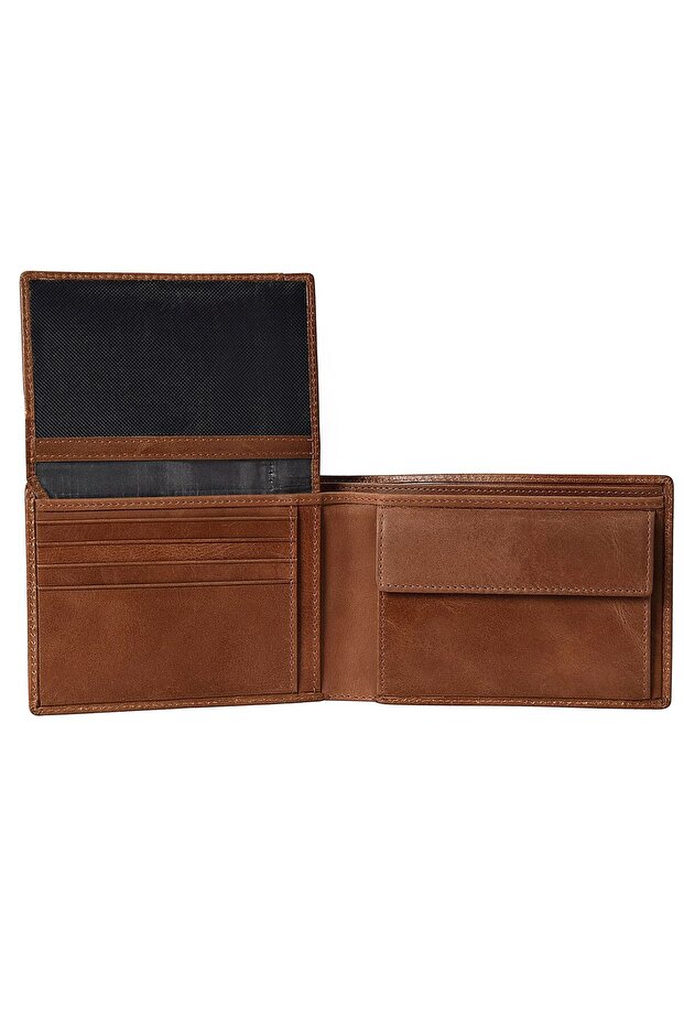 Volo Silverdbörse Leder 12 cm - 3