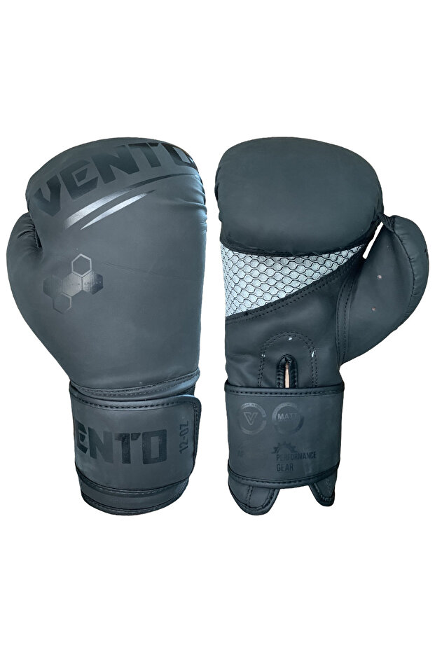 Performance Boks ve Kick-Boks Eldiveni Siyah 12 oz - 5