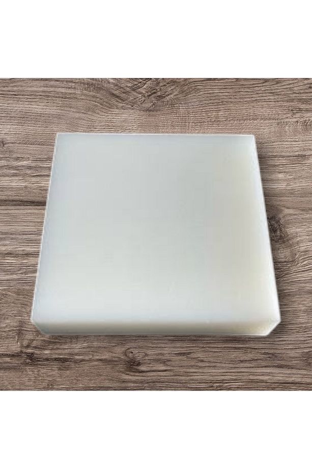Deri Hobi Kesim Ve Zımba Takozu 10x10x2 Cm Sert Plastik Deri El Aleti - 1