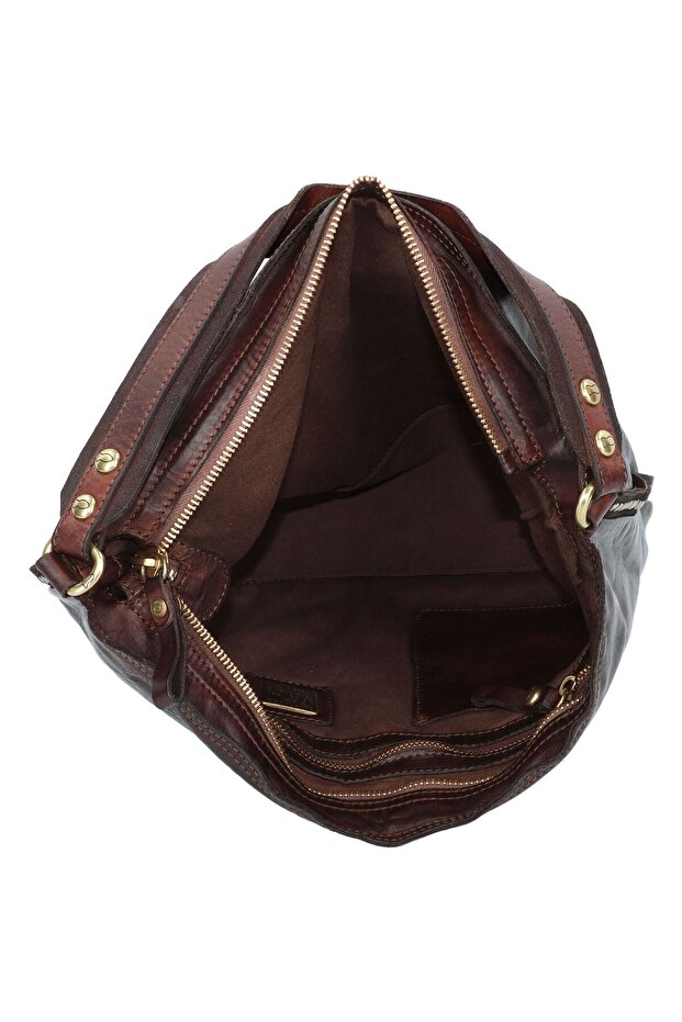 Shoulder bag leather 31 cm - 5