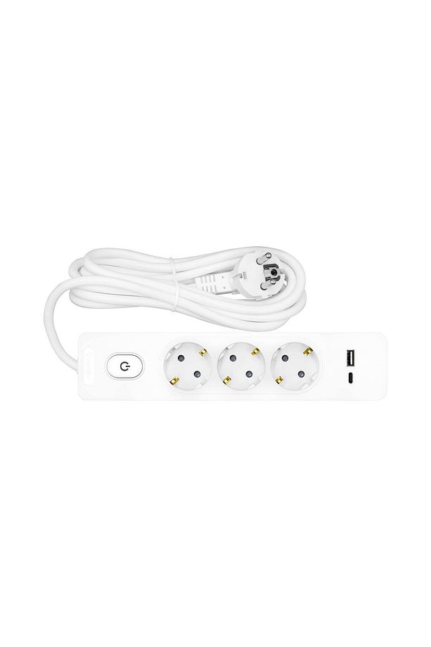 Kablolu Usb/type-c 20 W Hızlı Şarj 3'lü 5 Metre Grup Priz - 2