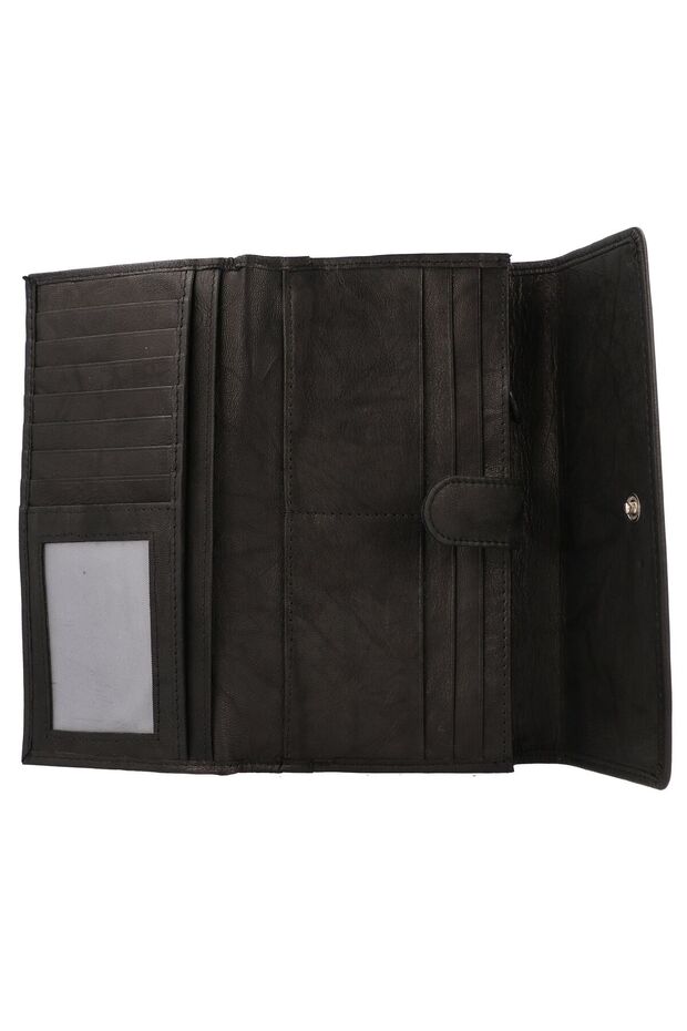 Basic Geldbörse RFID Leder 19 cm - 5