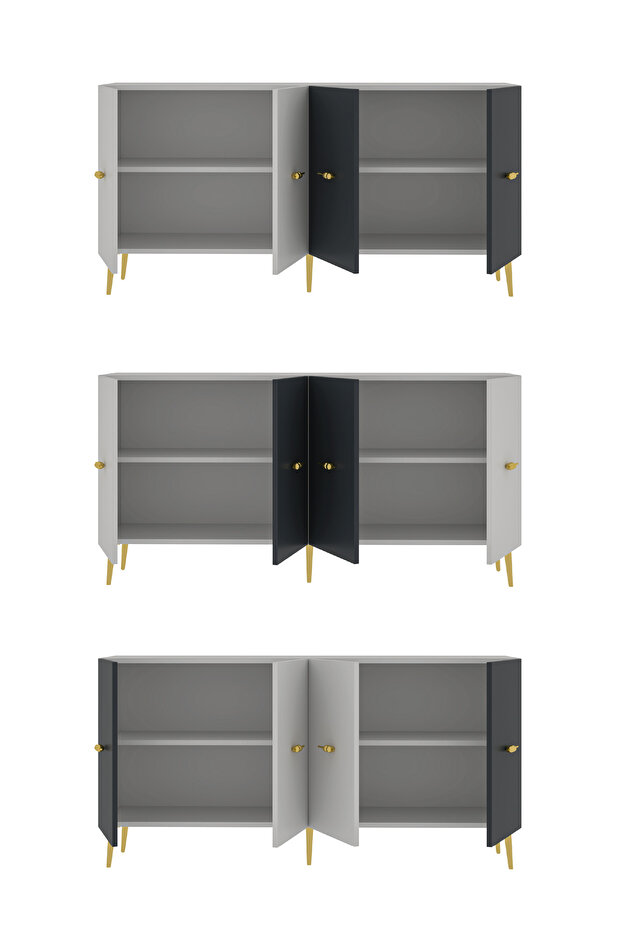 LOOPDD (KB150) KONSOL BEYAZ-ANTRASİT - 4