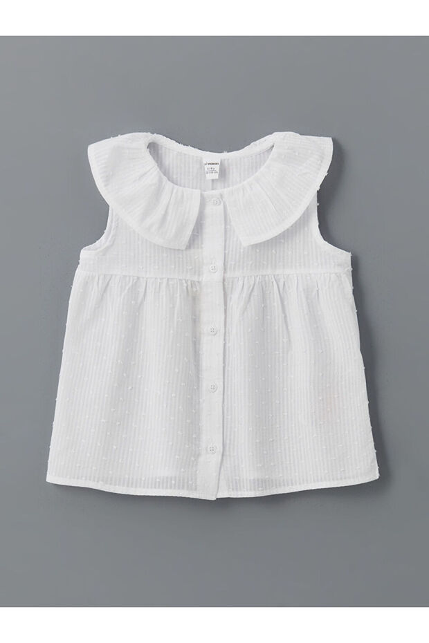 Lcw Kids Baby Collar Girl's Shirt