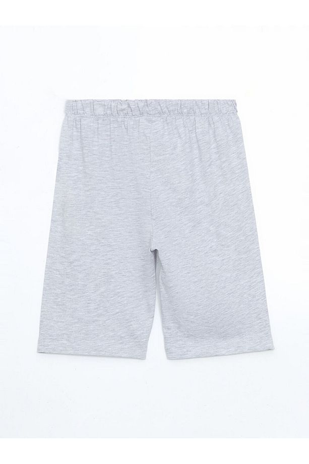 LCW Kids Gri Beli Lastikli Erkek Çocuk Pijama Şort - 2