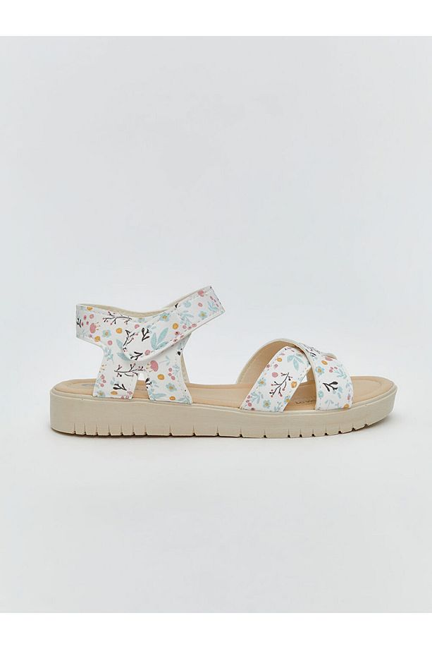 LCW STEPS Ekru Bilekten Bağlamalı Kadın Sandalet - 2