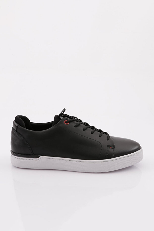Men's Lace-Up Casual Sneakers Black Benfica White 2641428